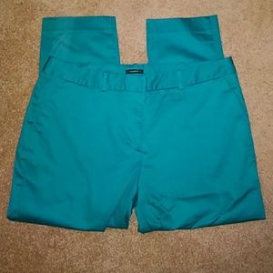 Teal dress capris
